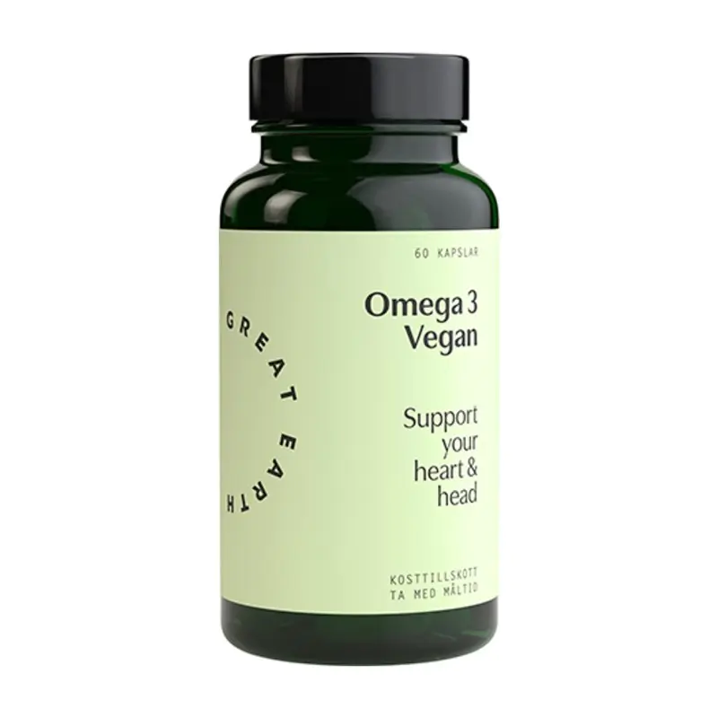 Great Earth Omega 3 Vegan 60 Capsules